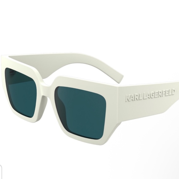 KARL LAGERFELD KL WHITE SUNGLASSES - Picture 1 of 6